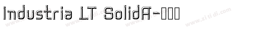 Industria LT SolidA字体转换